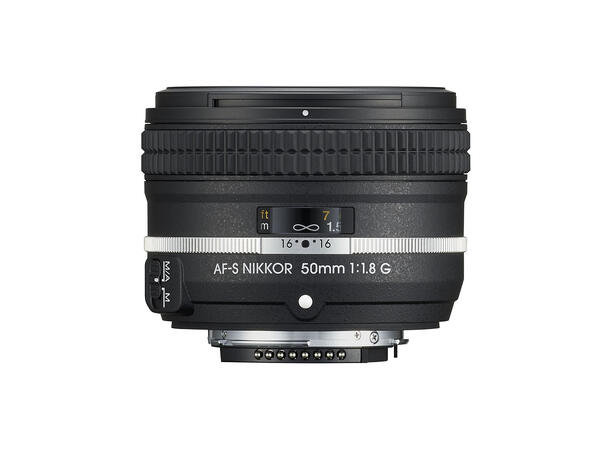 Nikon 50mm f/1.8 G AF-S Retro Normalobjektiv med god lysstyrke 